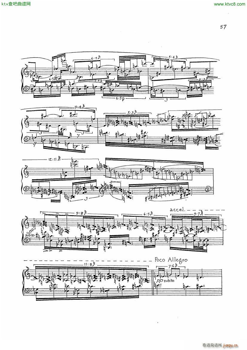 finnissy michael verdi transcription no 07(钢琴谱)5