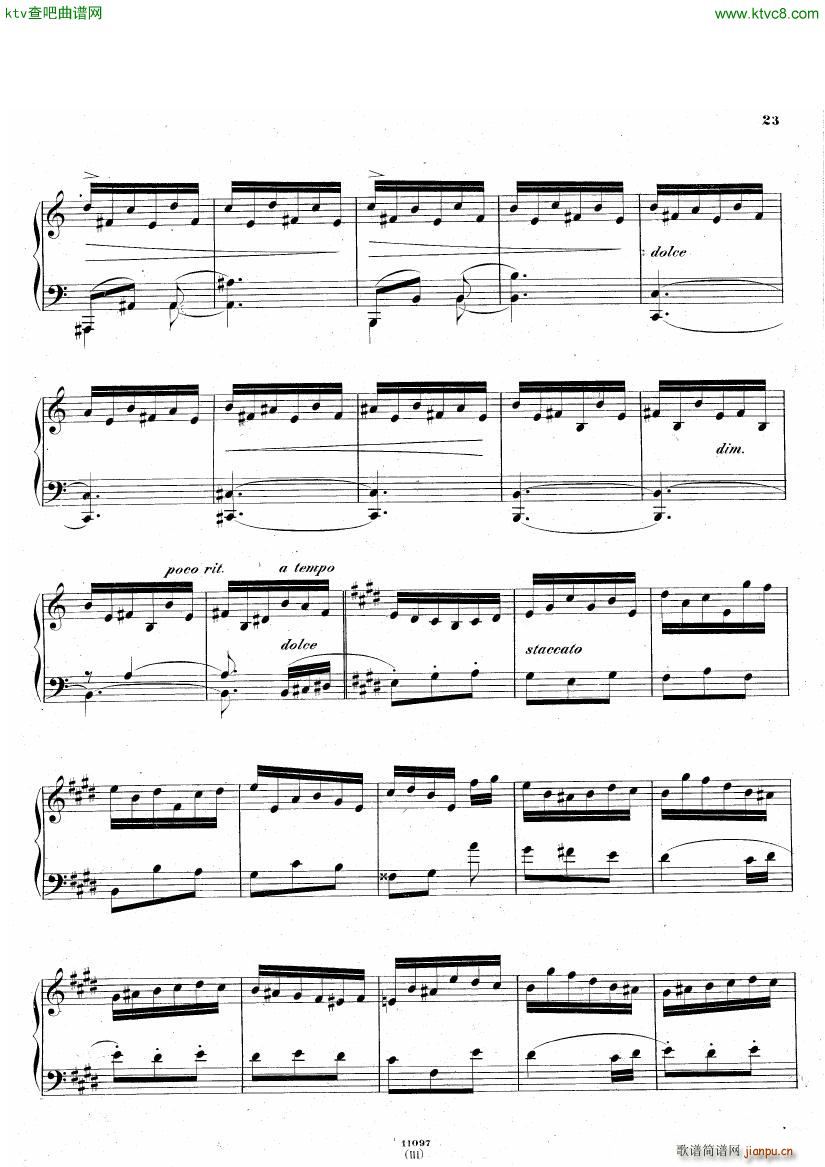 hiller 115 gavotte sarabande courante(钢琴谱)21