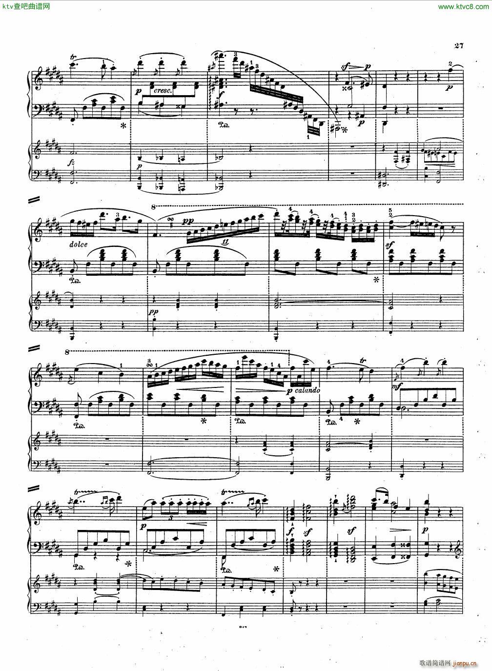 Hummel Piano concerto Op 89 I(钢琴谱)25