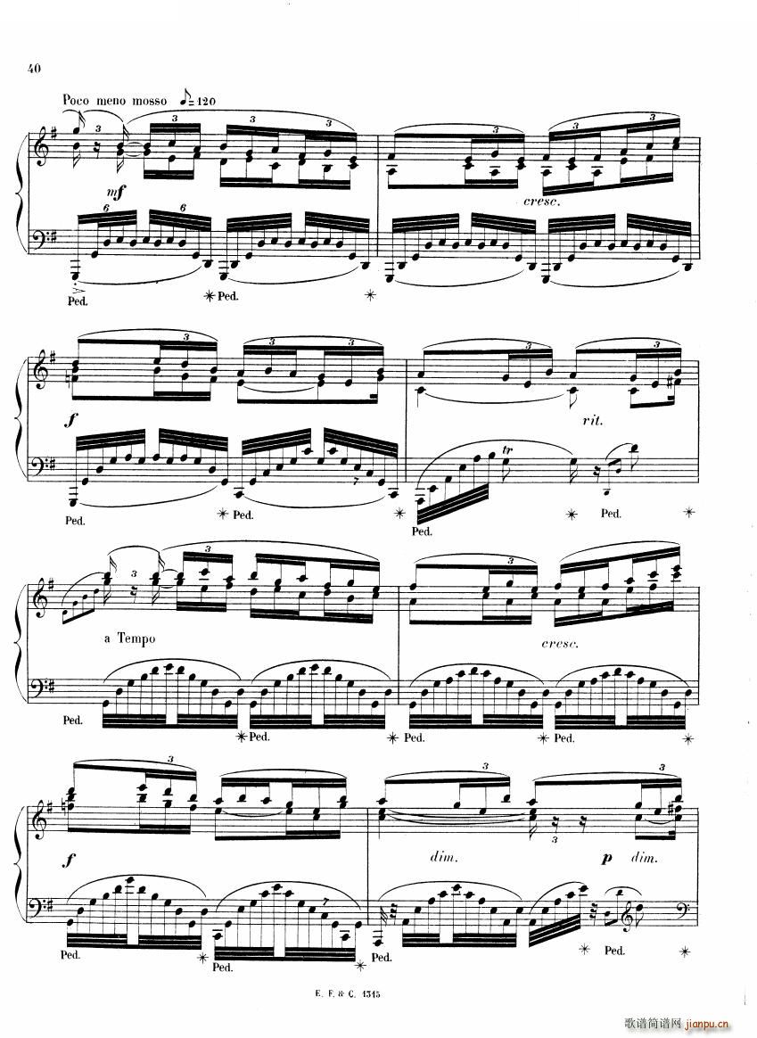 Chaminade 6 Etudes Op35 一 6 Etudes Op35 一(十字及以上)40