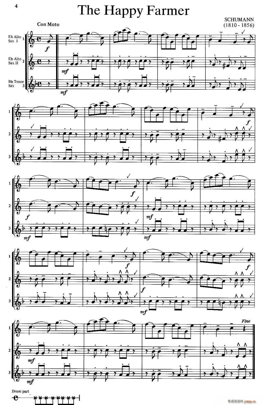 The Happy Farmers 三重奏(总谱)1