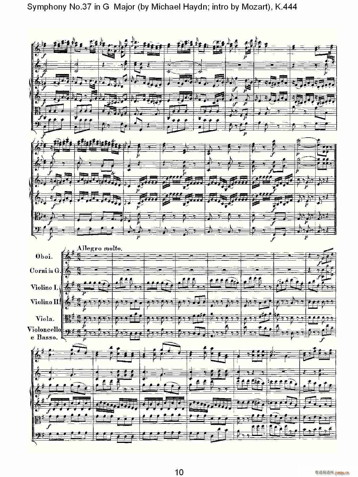 Symphony No.37 in G Major(十字及以上)9