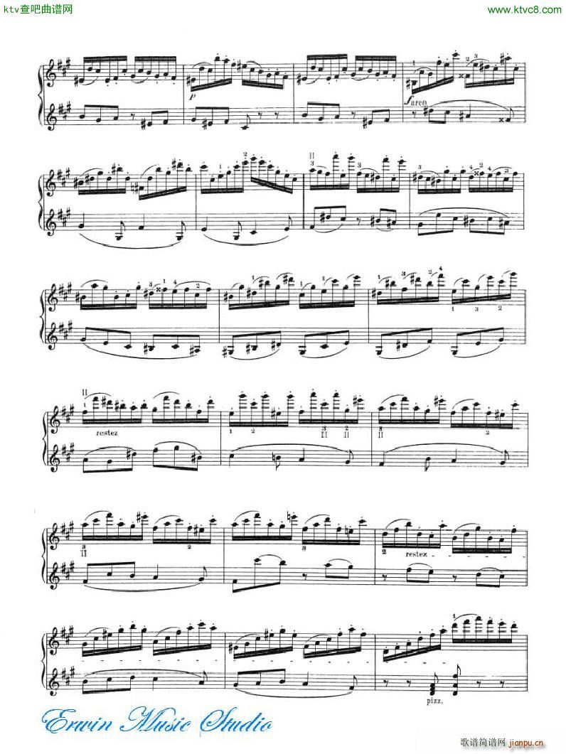 加维尼耶 24首隨想曲Pierre Gavinies 24 Caprices 13 16(十字及以上)6