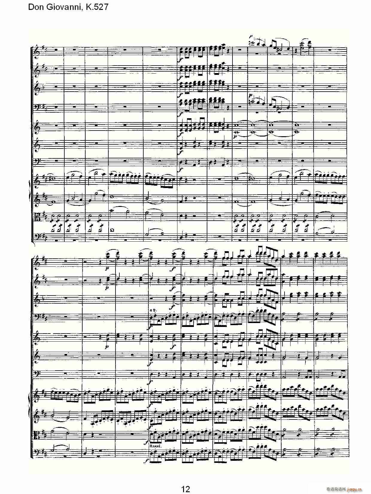 Don Giovanni, K.527(十字及以上)12