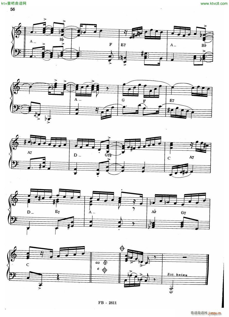 Centenário do Choro Vol 1 20 Choros Para Piano(钢琴谱)54