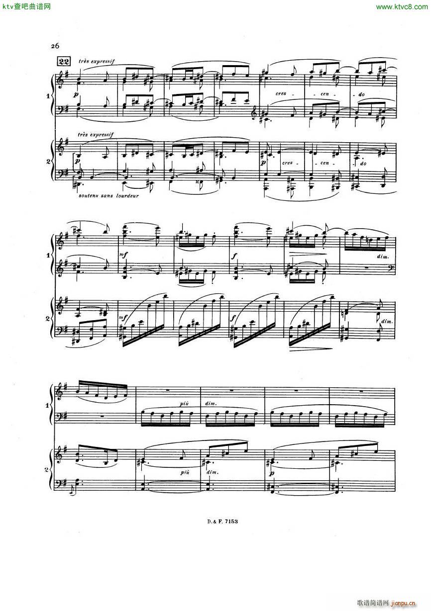 busser debussy Petite Suite 2P(钢琴谱)26