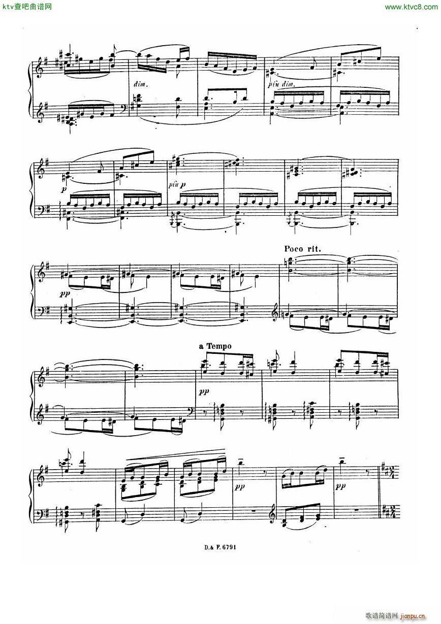 durand debussy petite suite(钢琴谱)21