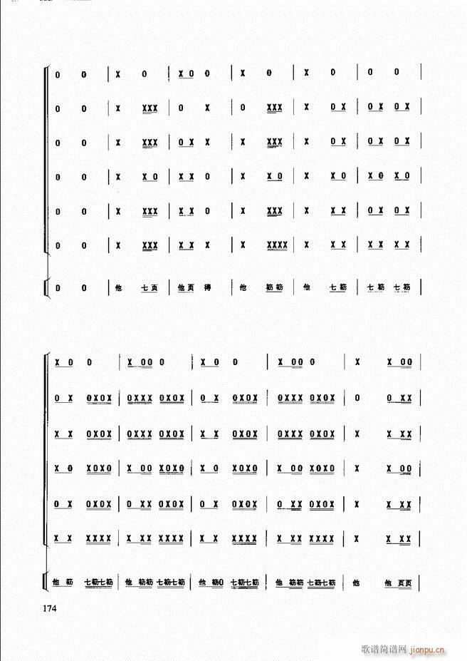 民族打击乐演奏教程 121 180(十字及以上)53