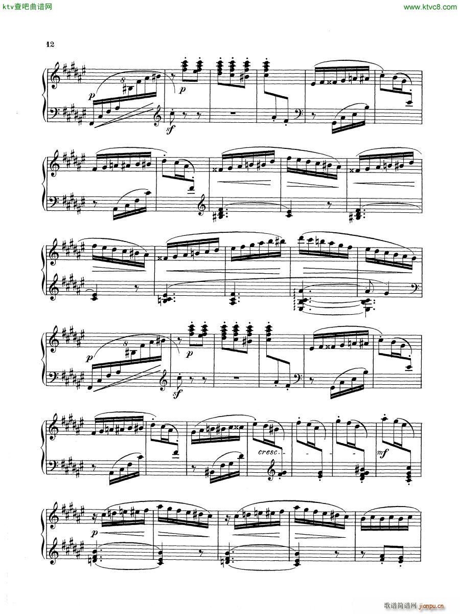 D Albert op 16 no 1 2 Waltz and Scherzo(钢琴谱)31