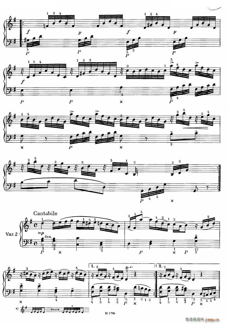 Benda 16 Sonatas 二 16 Sonatas 二(十字及以上)31