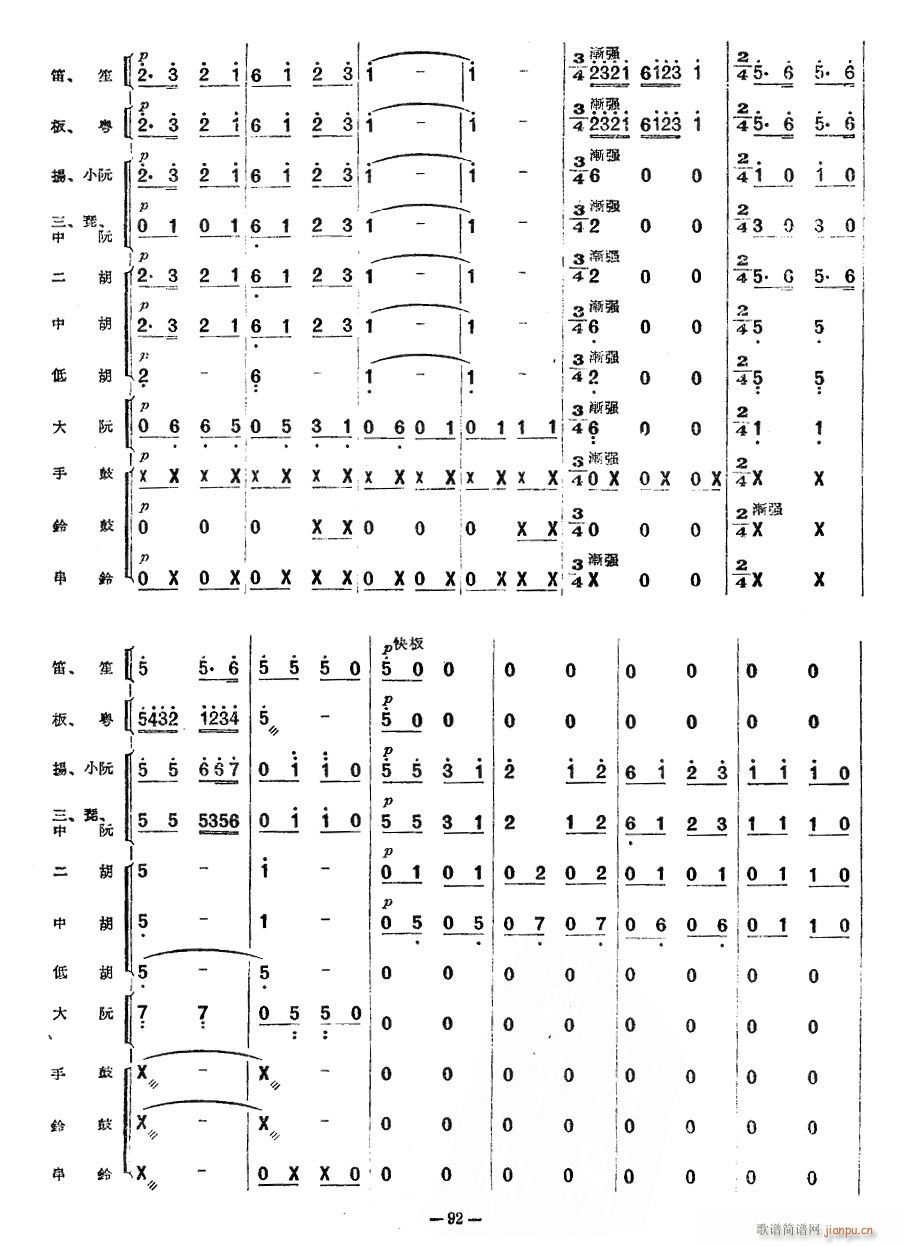 友谊舞曲6(五字歌谱)1