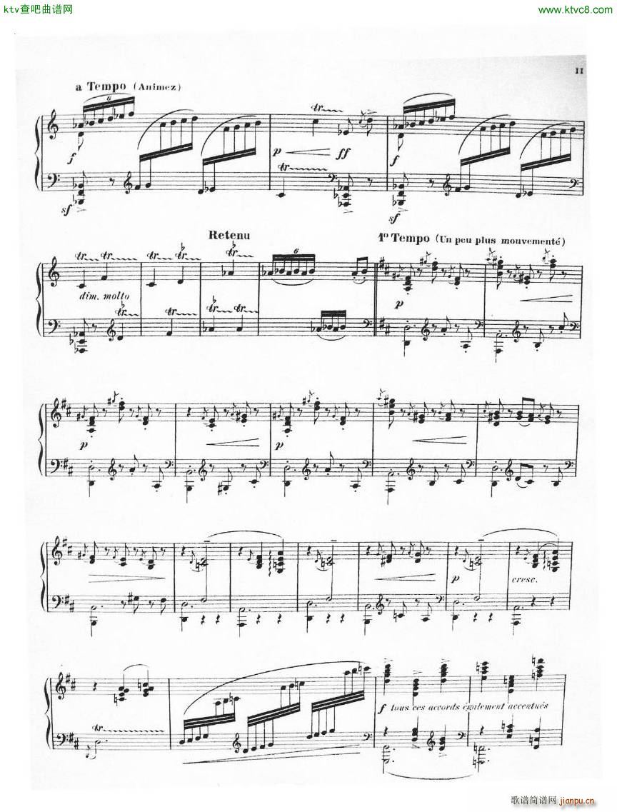 debussy durand danse profane(钢琴谱)7