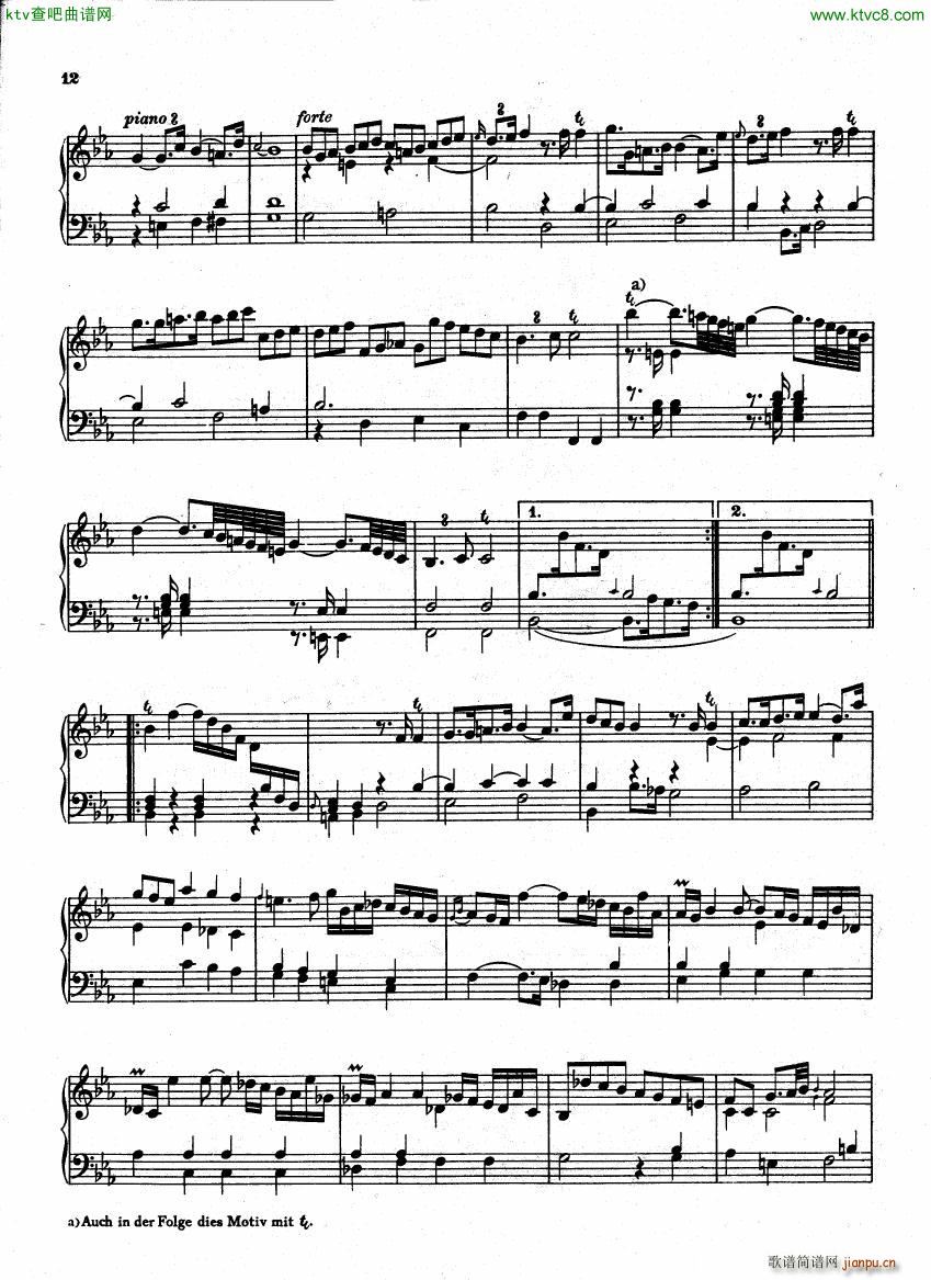 Bach CPE 6 Wurttemberg Sonatas(钢琴谱)35