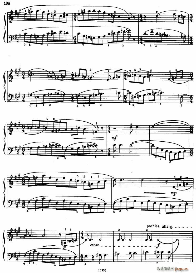 Bartok SZ 107 Mikrokosmos for Piano 97 121(钢琴谱)33