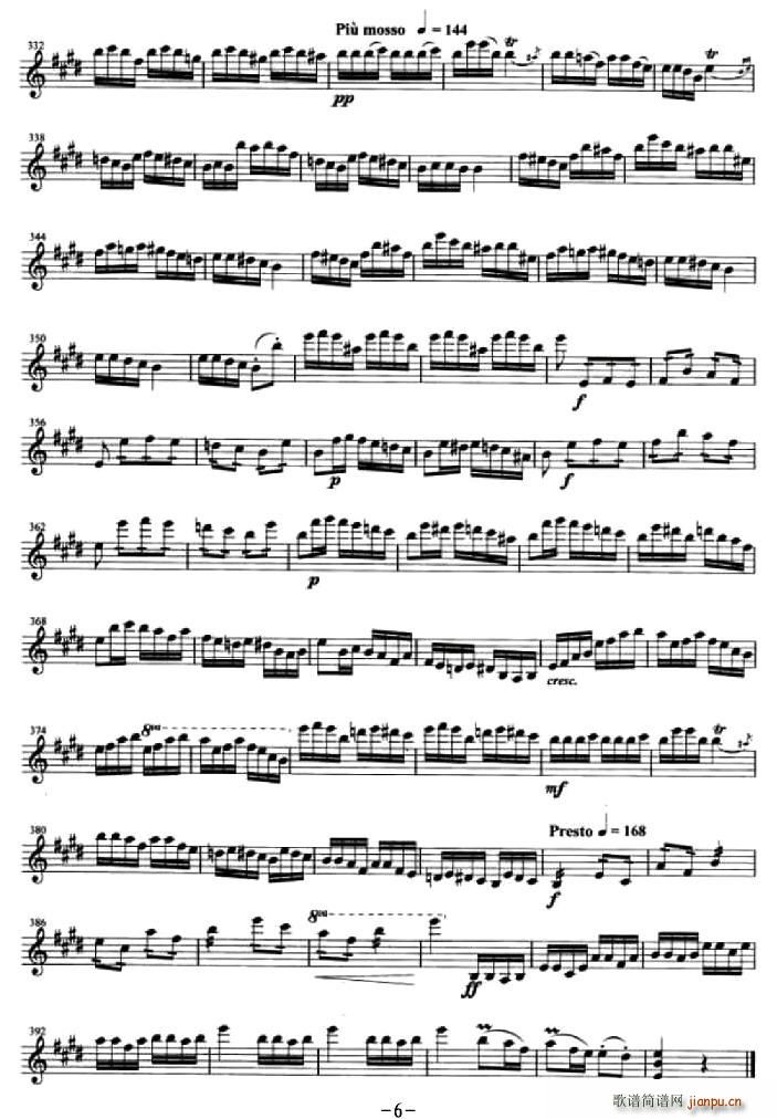 第二回旋曲(五字歌谱)6