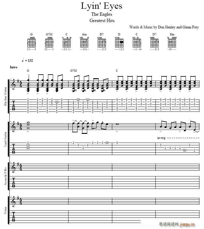 Lyin(吉他谱)1