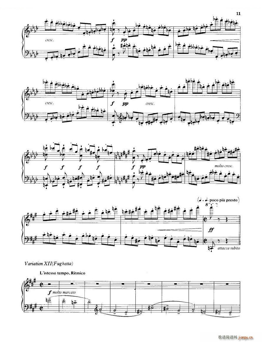 Britten 12 Variations 12 Variations(十字及以上)11