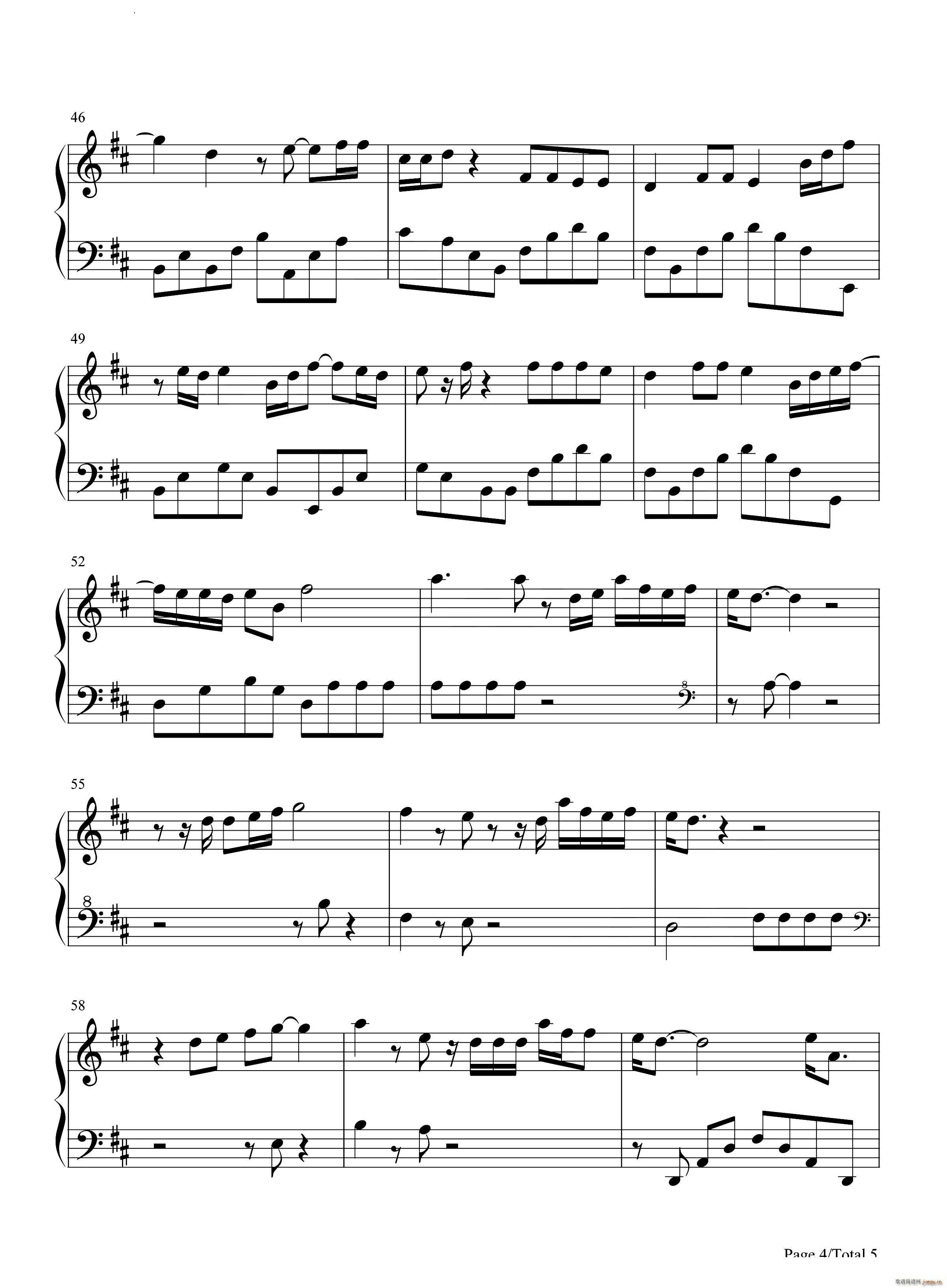 Middle Ground(钢琴谱)5