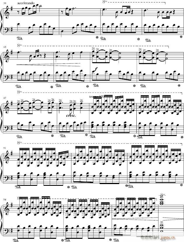 回想的忆绪(钢琴谱)3