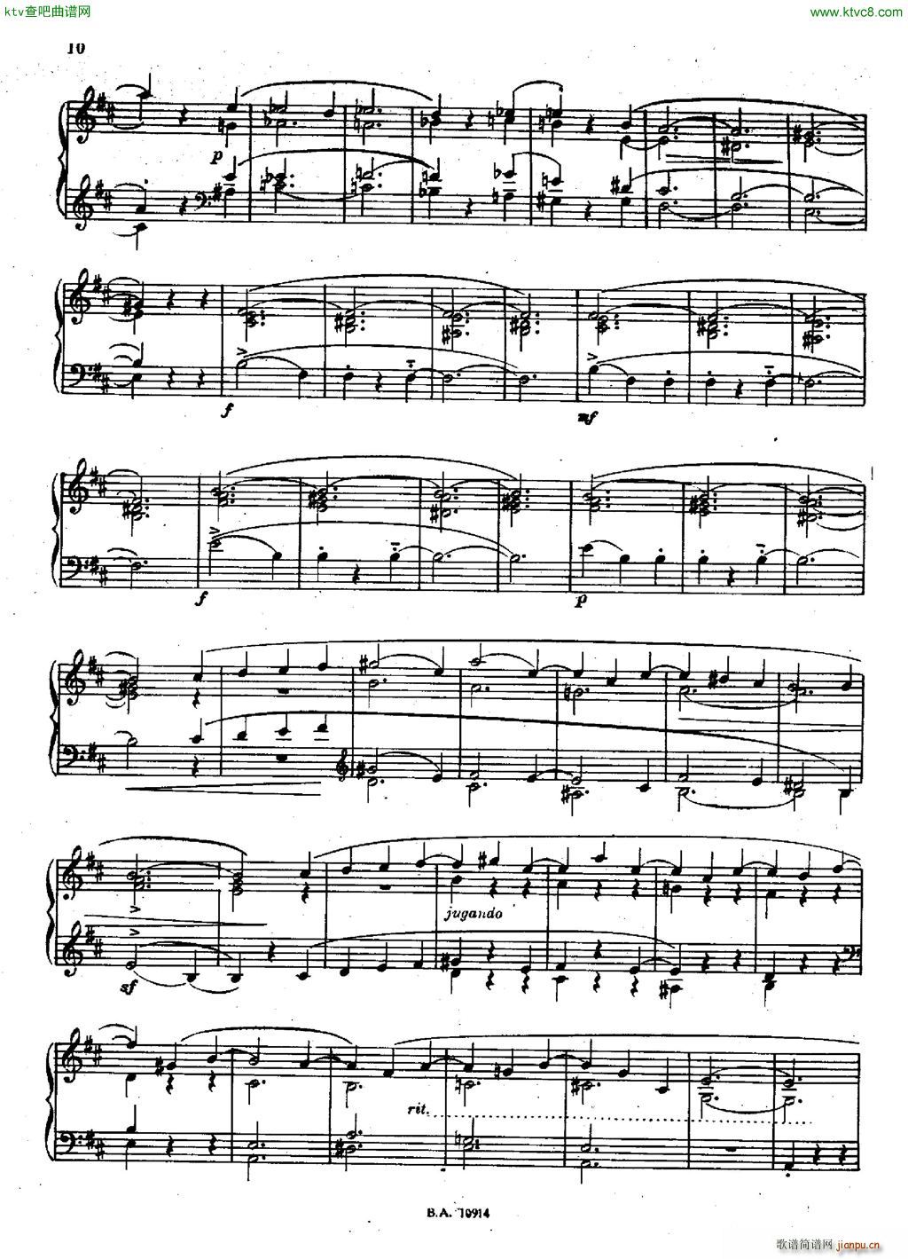 Guastavino Sonata(钢琴谱)9