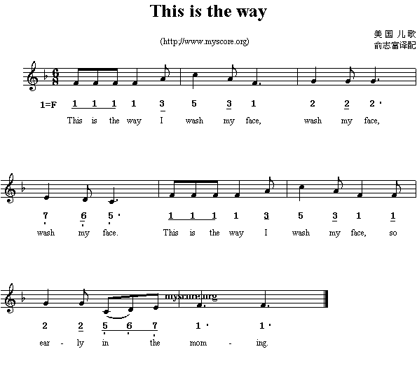 英文儿歌：Thisistheway(其他)1