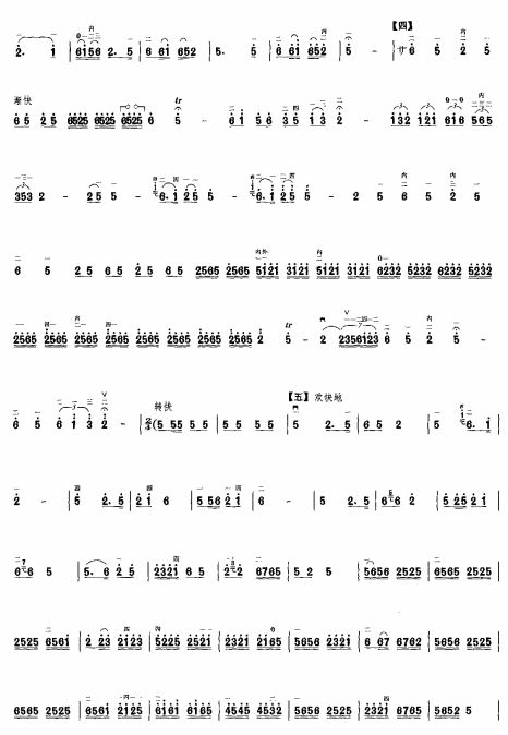 高原飞彩虹(二胡谱)3