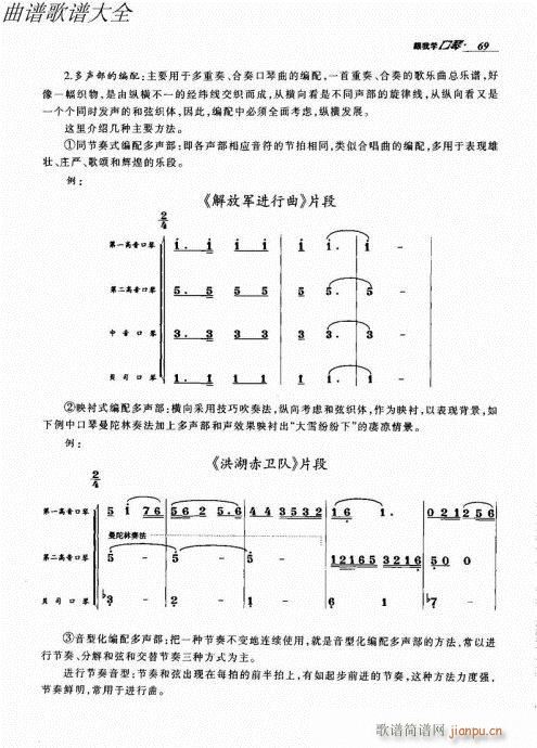 跟我学口琴61-80(口琴谱)6