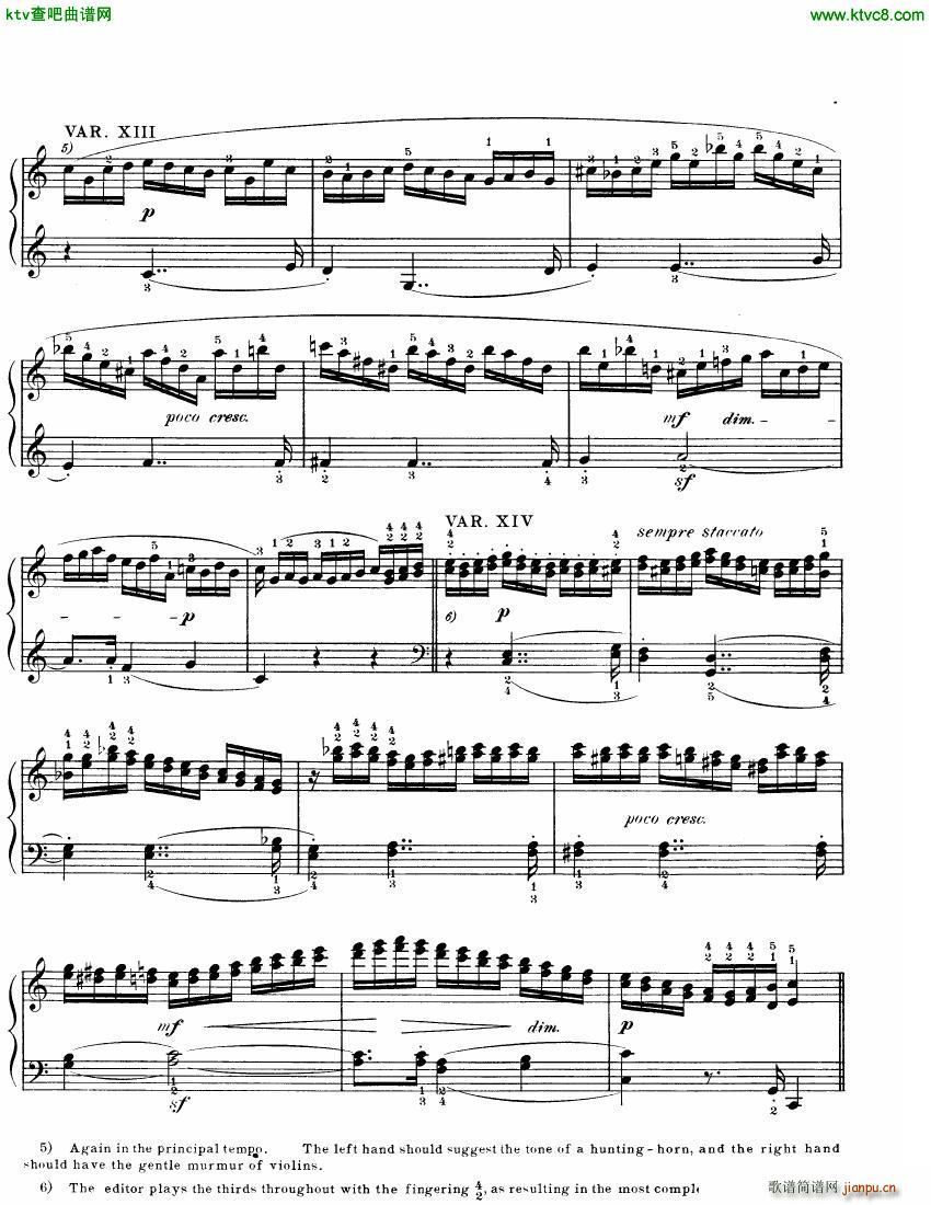 Beethoven WoO 80 32 Variations in C Minor(钢琴谱)7