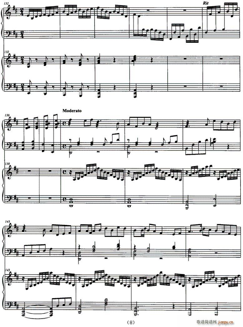 金韵十月秋(古筝扬琴谱)8