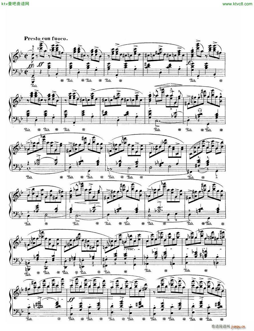 Chopin Ballade no 1 in G minor op 23(钢琴谱)9