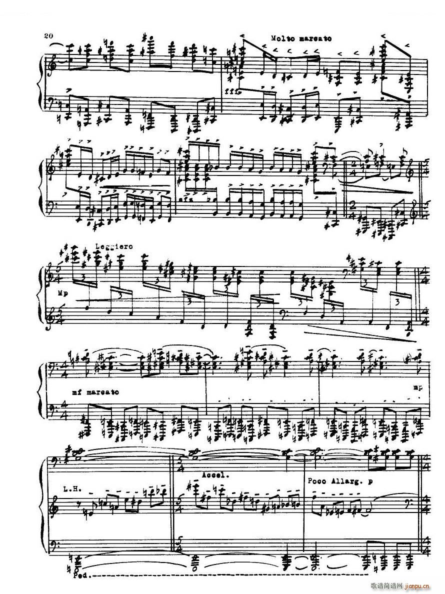 Antheil Piano Sonata No 4 Piano Sonata No 4(十字及以上)19