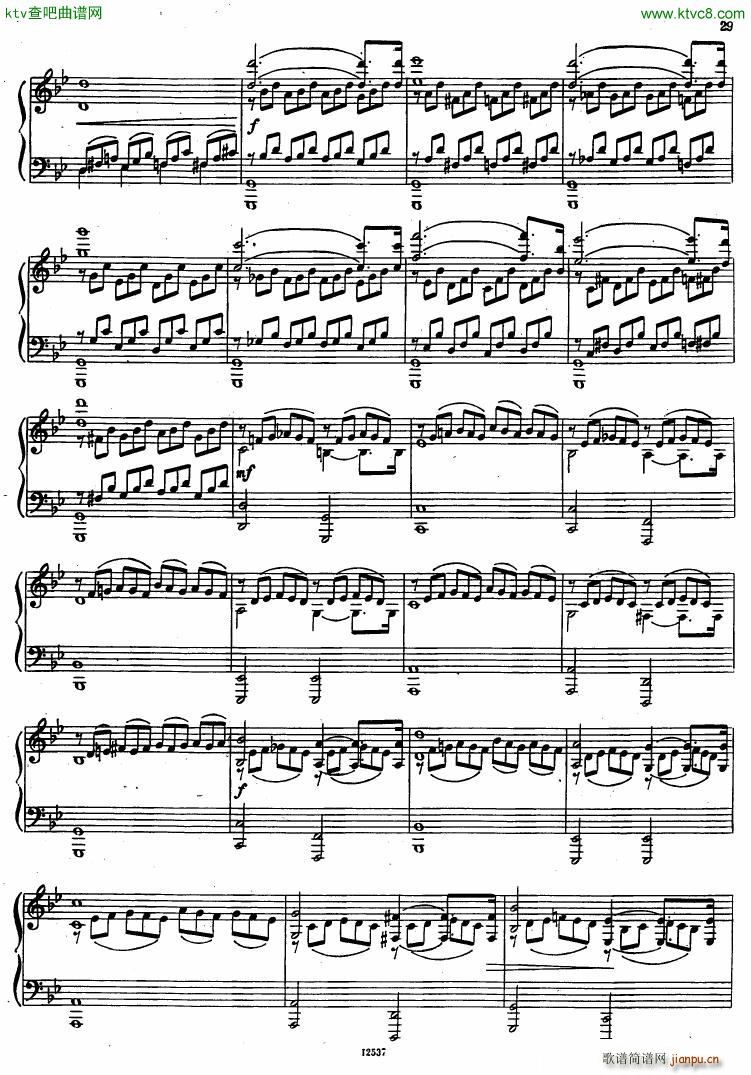 Flyarkovsky 6 preludes and fugues(钢琴谱)29