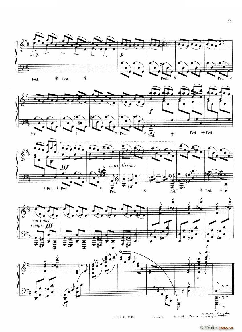 Chaminade 6 Etudes Op35 二 6 Etudes Op35 二(十字及以上)14