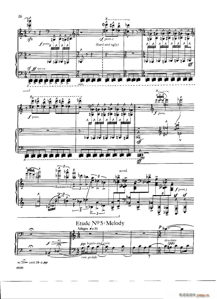 Corigliano Etude Fantasy(钢琴谱)27