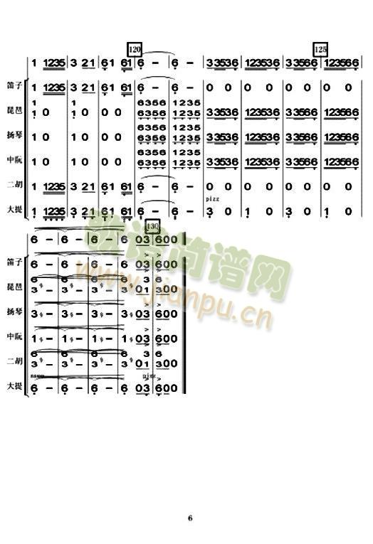 盼红军总谱清晰版(总谱)6