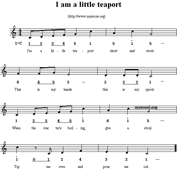 英文儿歌：Iamalittleteaport(其他)1