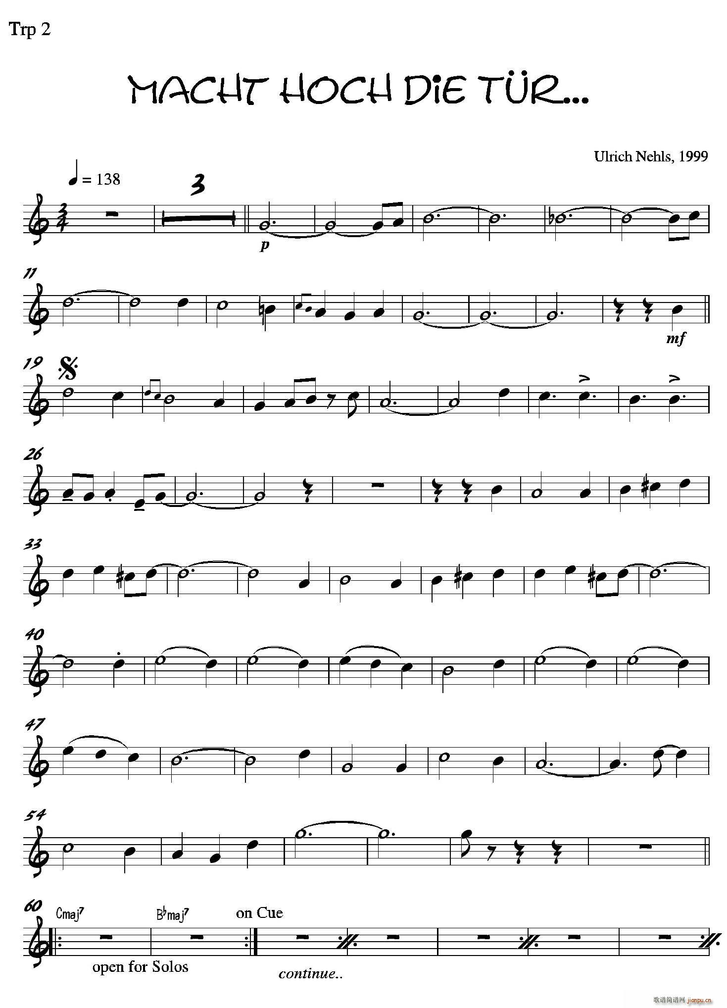 Macht Hoch Die Tru 第二长号 铜管(十字及以上)1