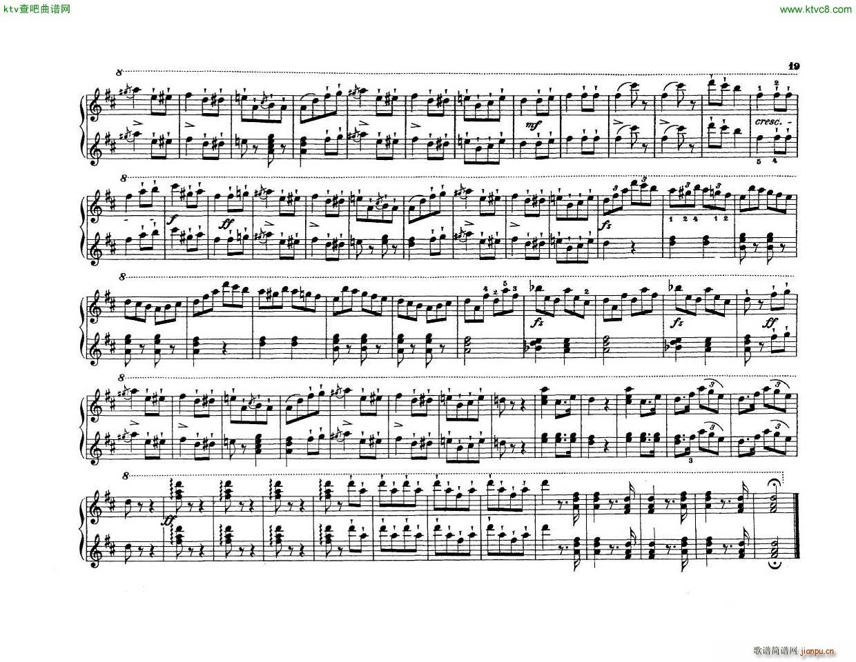 Anton Diabelli Sonates Mignonnes Op 150 Rondeau(钢琴谱)22