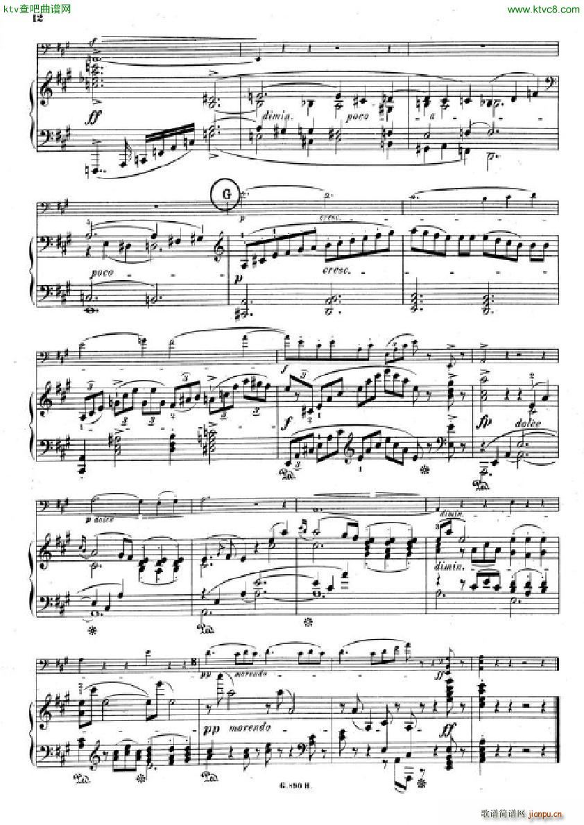 Hummel Sonata for cello and piano(钢琴谱)10