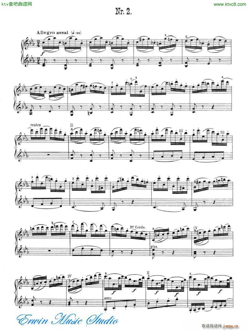加维尼耶 24首隨想曲Pierre Gavinies 24 Caprices 01 04(十字及以上)5