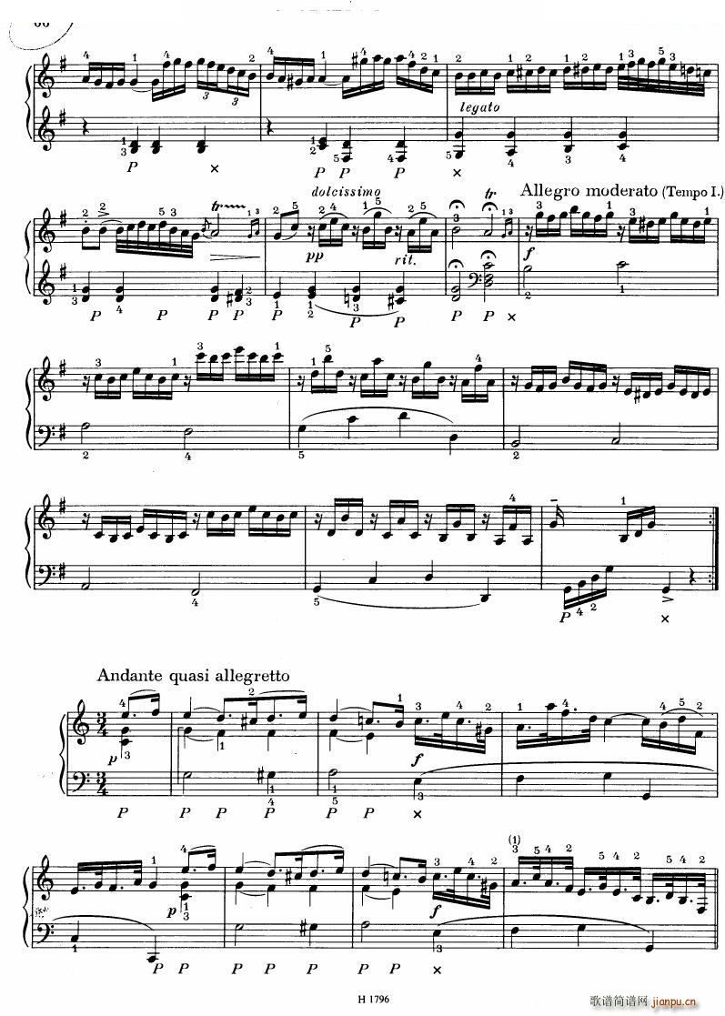 Benda 16 Sonatas 二 16 Sonatas 二(十字及以上)28