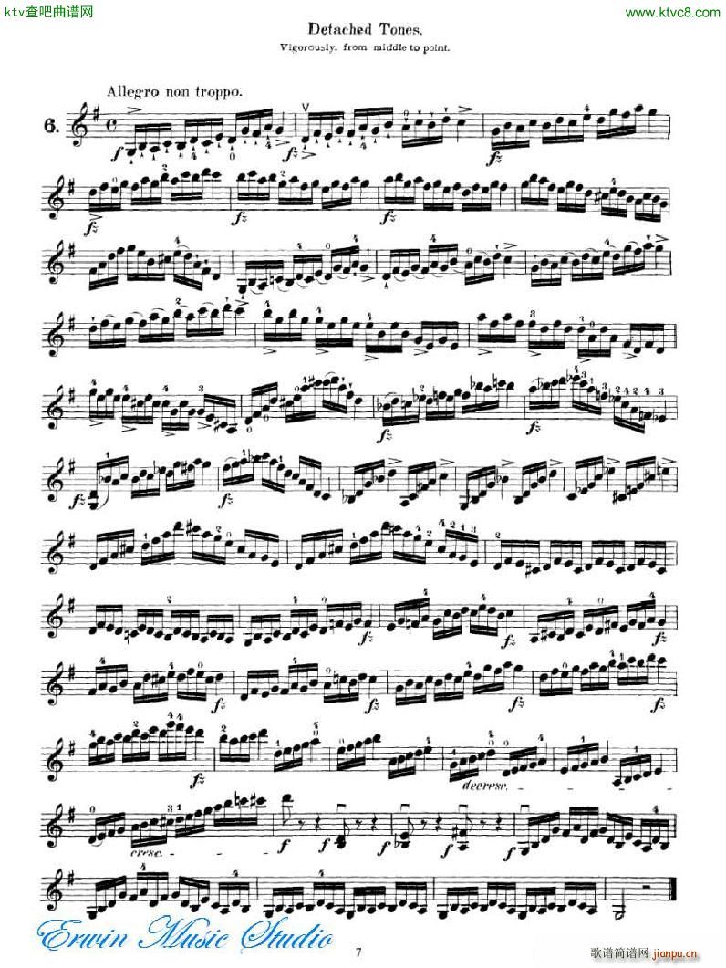 马扎斯 75首渐进式旋律练习 图书1 30首专门练习 01 20(十字及以上)7