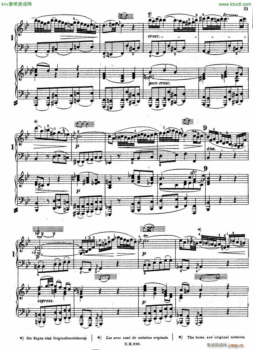 Bach JS BWV 1052 Keyboard Concerto in d ed R ntgen(钢琴谱)22