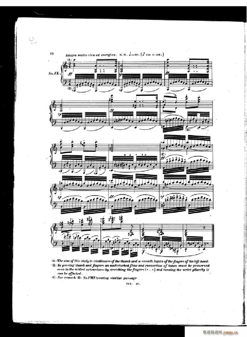 Czerny Etudes de la velocite book II(钢琴谱)16