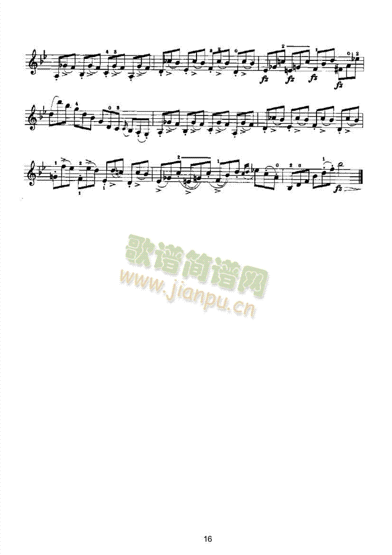 马扎斯小提琴华丽练习曲27首作品36号弦乐类小提琴(其他乐谱)16