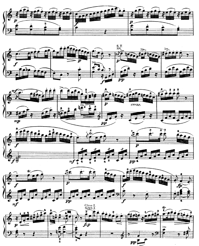 钢琴奏鸣曲kv330(钢琴谱)5