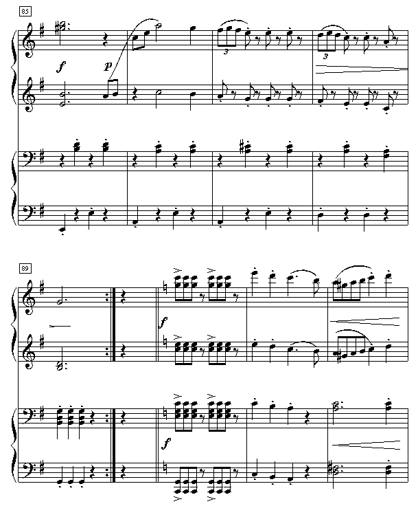拉德斯基进行曲(钢琴谱)11