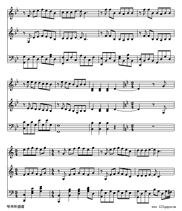 安静-周杰伦(钢琴谱)7