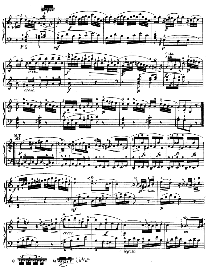 钢琴奏鸣曲kv330(钢琴谱)3