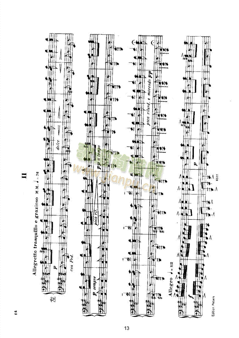 挪威舞曲键盘类钢琴(钢琴谱)13